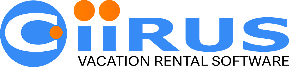 CiiRUS's logo has two orange circles at the top of the I's.
