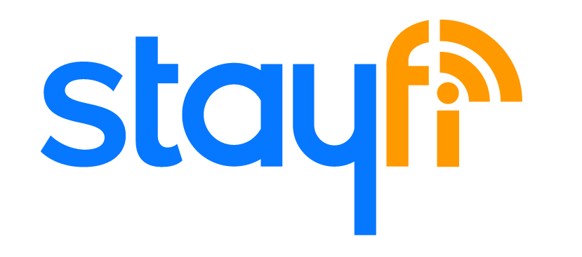The Fi in StayFi is looks like a Wifi symbol (radio waves).
